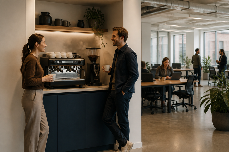 Office Coffee Machine Noise & Heat in Shared Workplaces cover