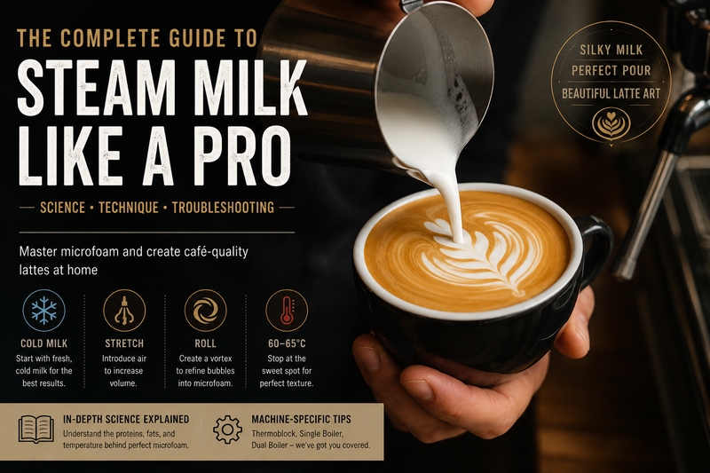 Milk Steaming 101: How to Get Microfoam for Latte Art at Home