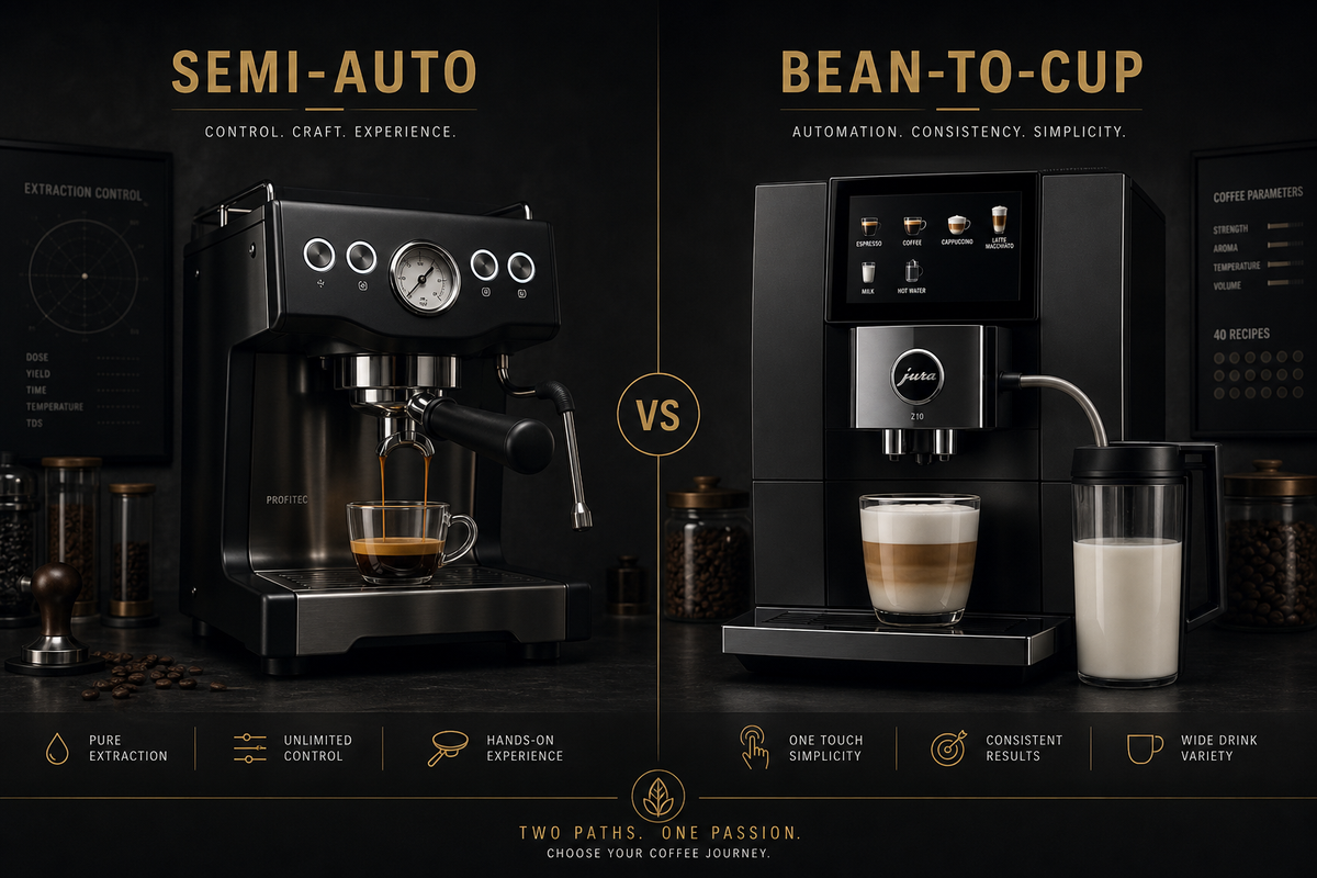 Bean to Cup vs Semi Automatic: Espresso Quality, Dial-In, and Real Workflows