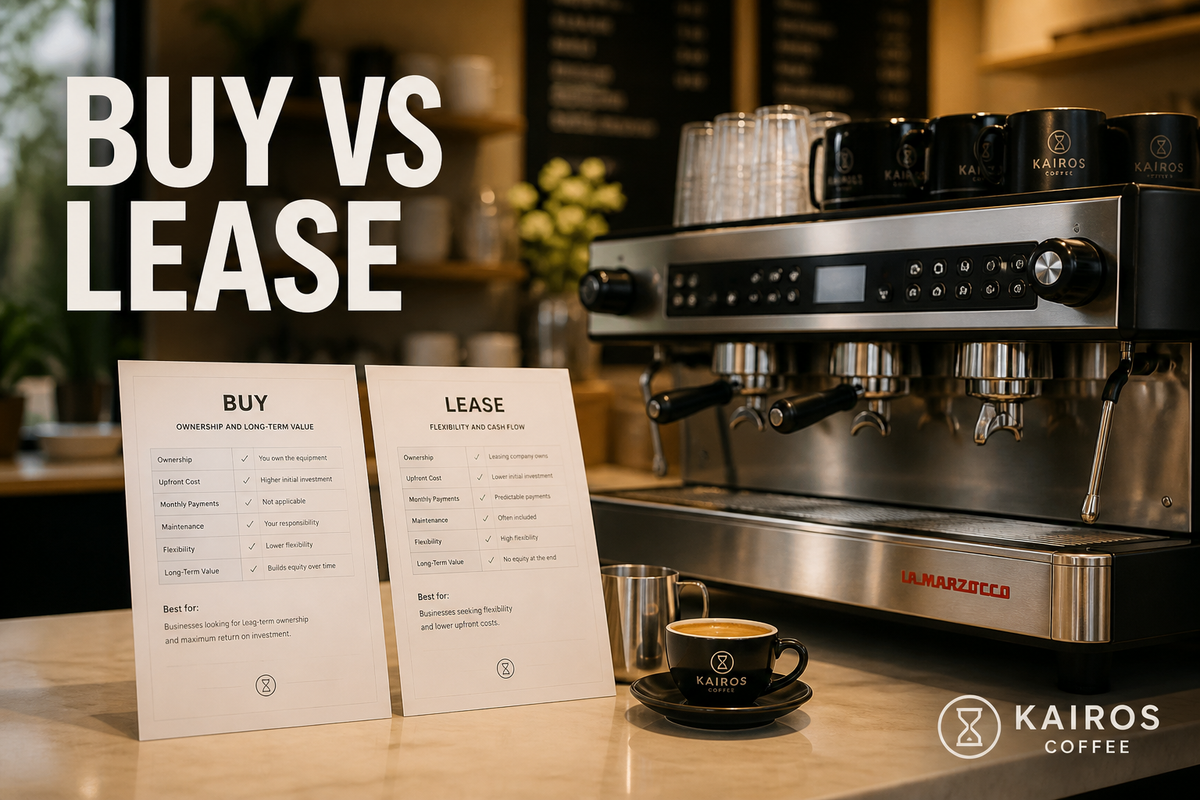 Buy vs Lease vs Rent a Commercial Coffee Machine cover
