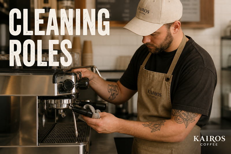 Café Bar Cleaning Roles: Who Owns Open, Close & Milk Hygiene cover