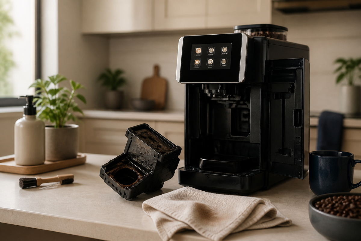 Coffee Machine Smells Bad: Causes and Fixes cover