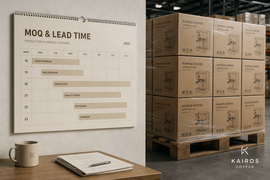 Coffee Machine MOQ, Lead Time & Sampling: What to Negotiate cover