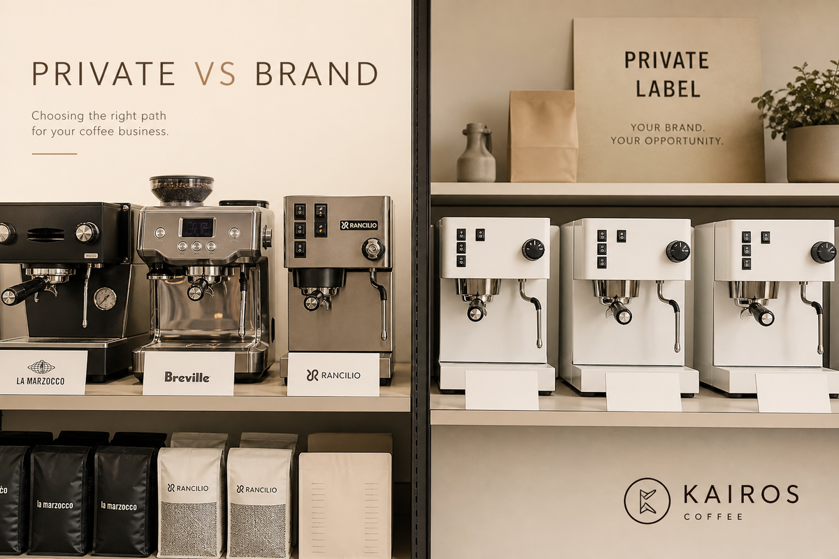 Private Label vs Branded Coffee Machines: Channel Strategy cover