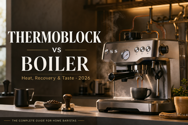 Thermoblock vs Boiler Espresso Machines: Heat, Recovery, and Taste