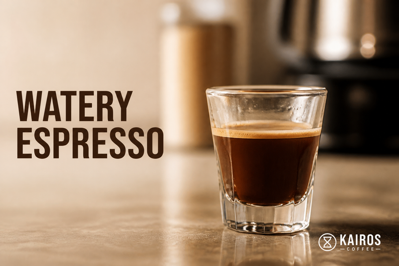 Why Is My Espresso Watery? Causes, Fixes, and the One-Variable Method cover