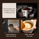 All-in-One Espresso Machine with Built-in Grinder, Room-Temperature Cold Brew & Milk Frother